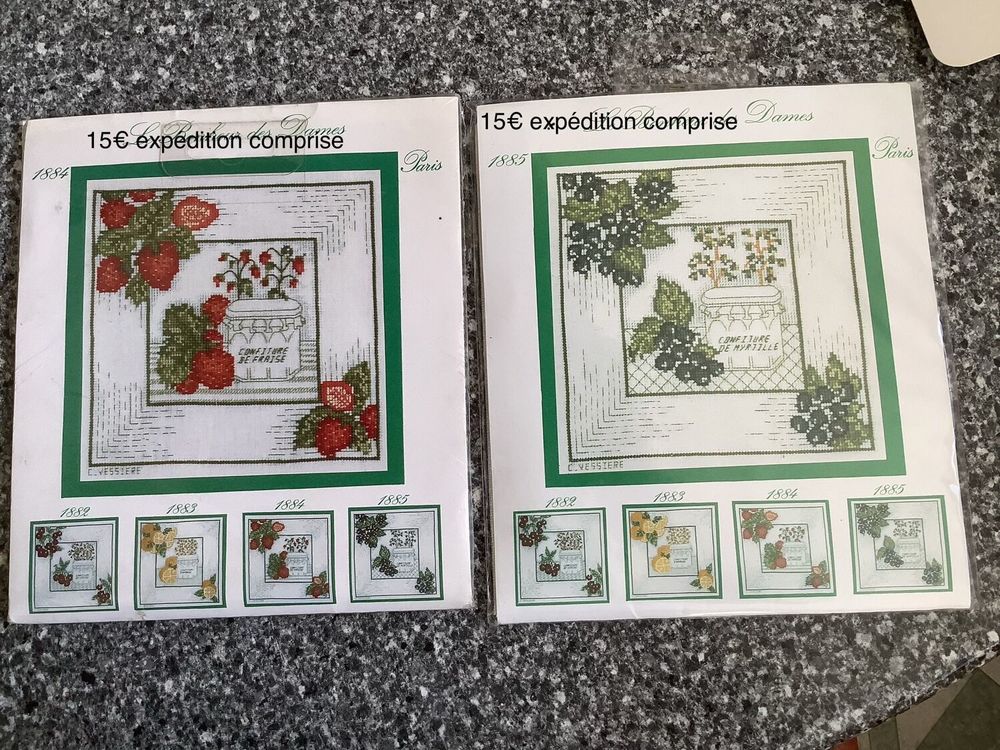 Pour les fondues de broderie aux points de croix
Décoration