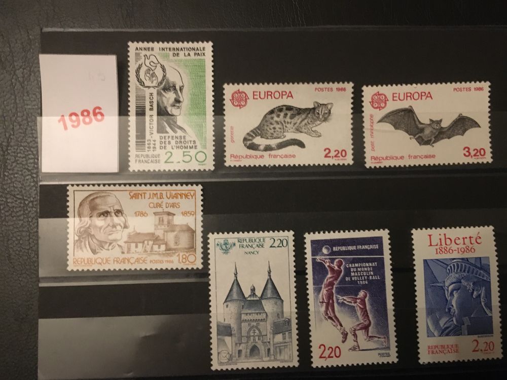 TIMBRES ** NEUFS DE FRANCE 1986 