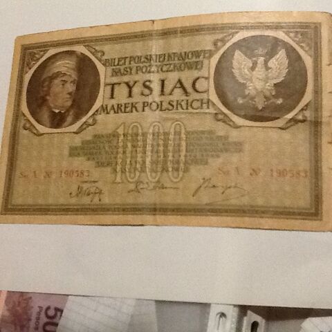 Vieux billet polonais 0 Noisy-le-Grand (93)