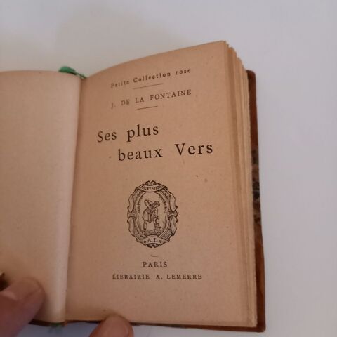 Ses Plus Beaux Vers de Jean De La Fontaine , petite collecti 45 Saumur (49)