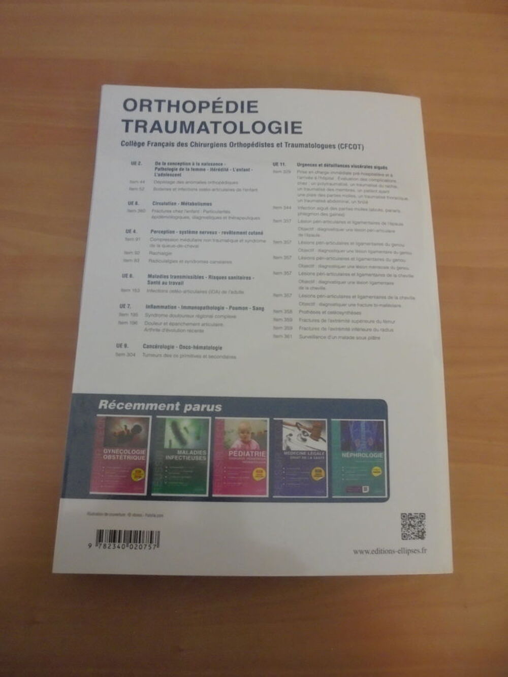 Orthop&eacute;die traumatologie (113) Livres et BD
