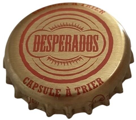 Capsule Bière Beer Crown Cap Desperados Capsule à Trier RP88 Chesny (57)