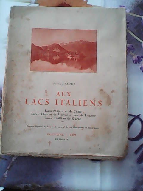 Aux Lacs Italiens - Gabriel FAURE 
5 Vallauris (06)