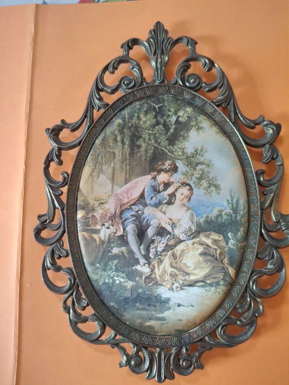 2 CADRES BAROQUES inspiration italienne Décoration