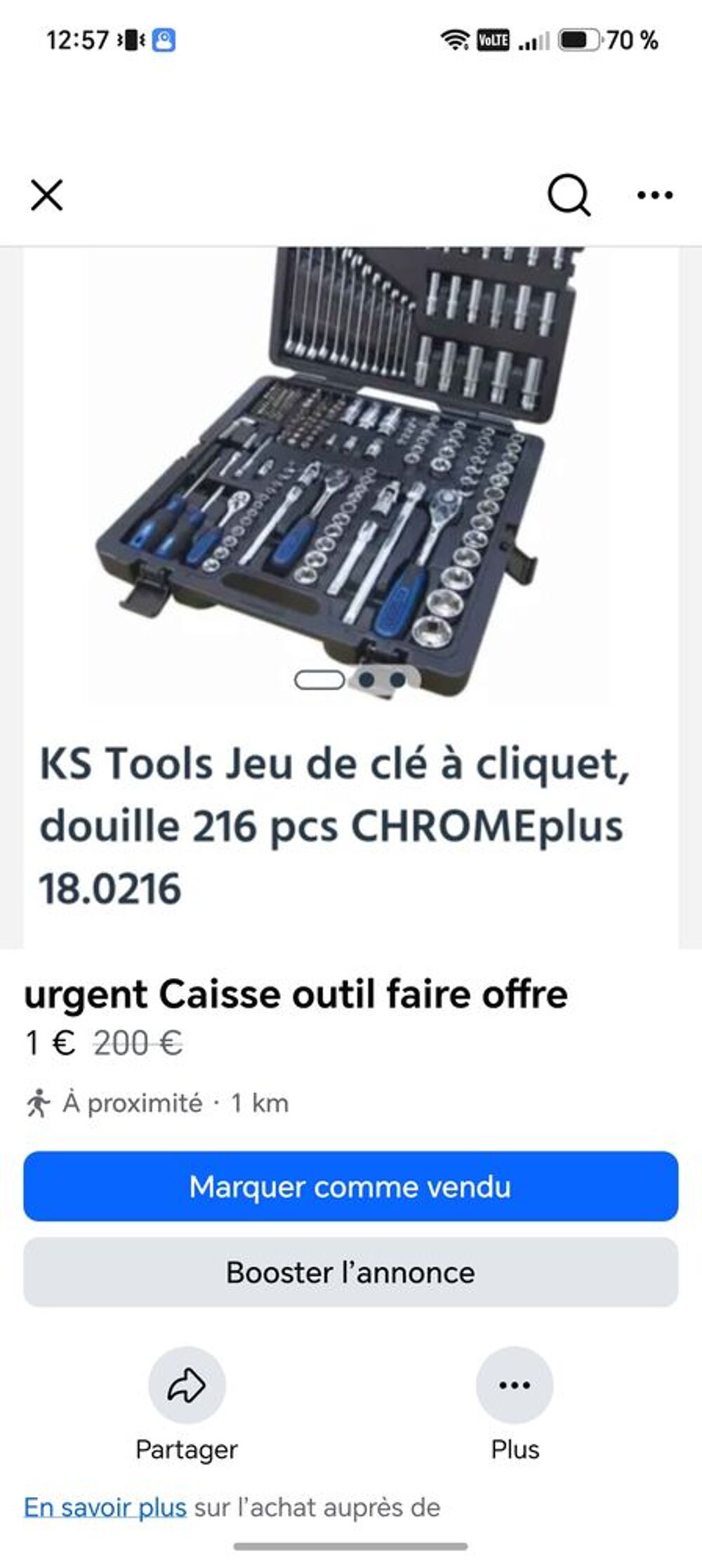 Caisse outils neuf Bricolage