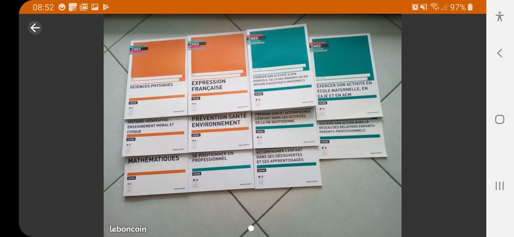 LIVRES CNED - CAP AEPE Livres et BD