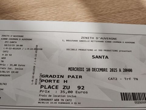 2 places concert SANTA 30 Grand-Vabre (12)