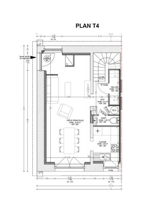  Duplex/triplex à louer 4 pièces 83 m² Locmiquélic
