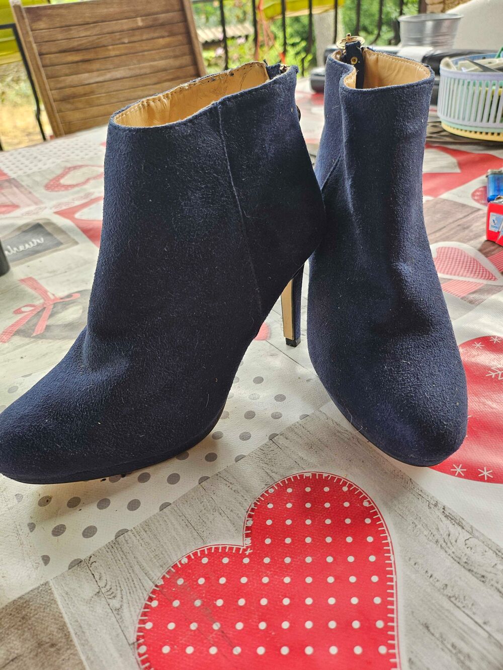 Bottine haute neuve Chaussures