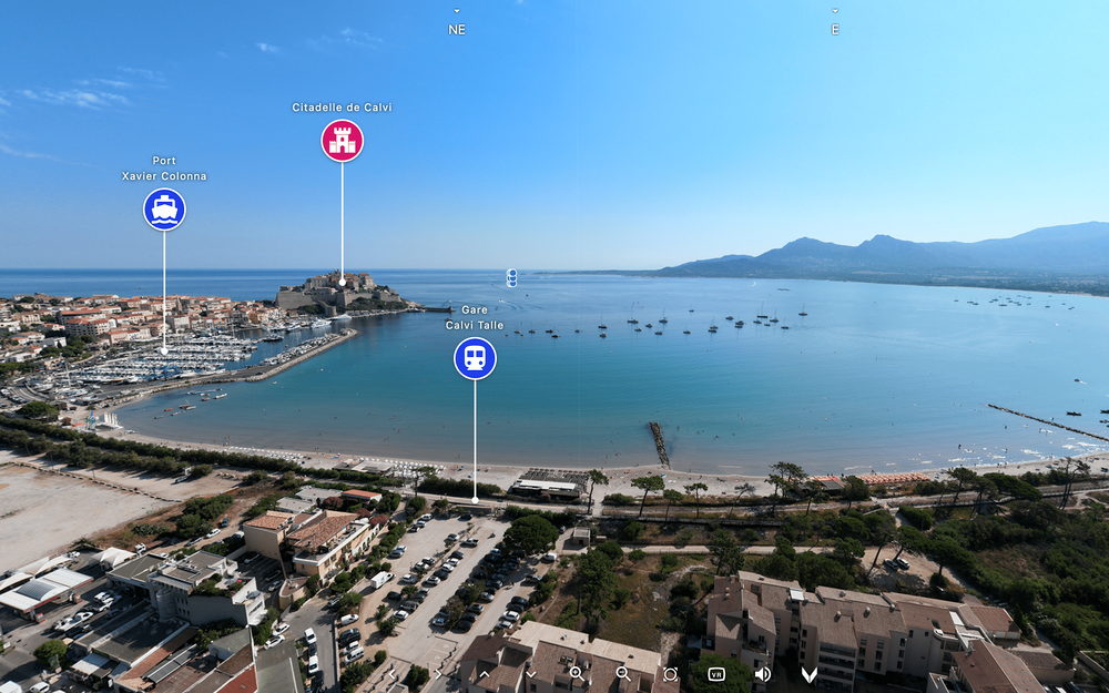 Vente Appartement Appartement 3 pièces 57,39 m2, terrasse 23,95 m2, parking Calvi