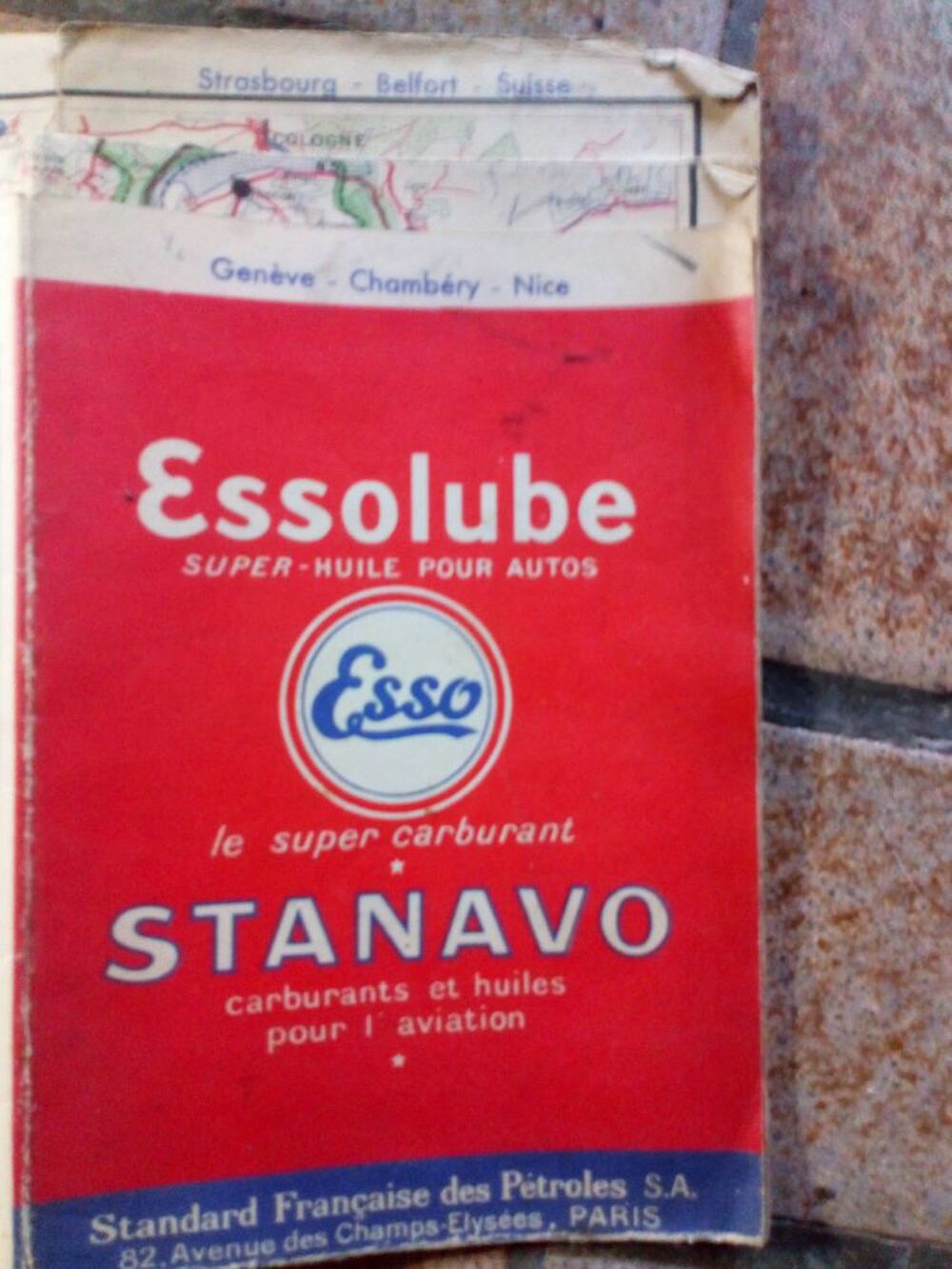 ANCIENNE CARTE ESSO 