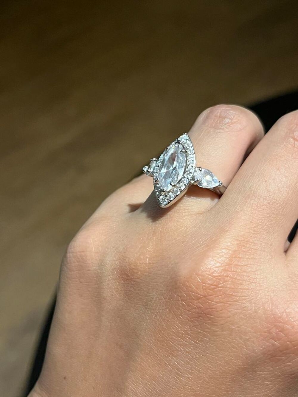 jolie bague taille 54(7) en acier inoxydable 