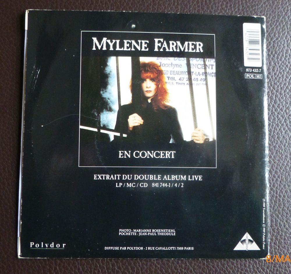 Pochettes vinyles Q:4 de Myl&egrave;ne Farmer en bonne &eacute;tat CD et vinyles