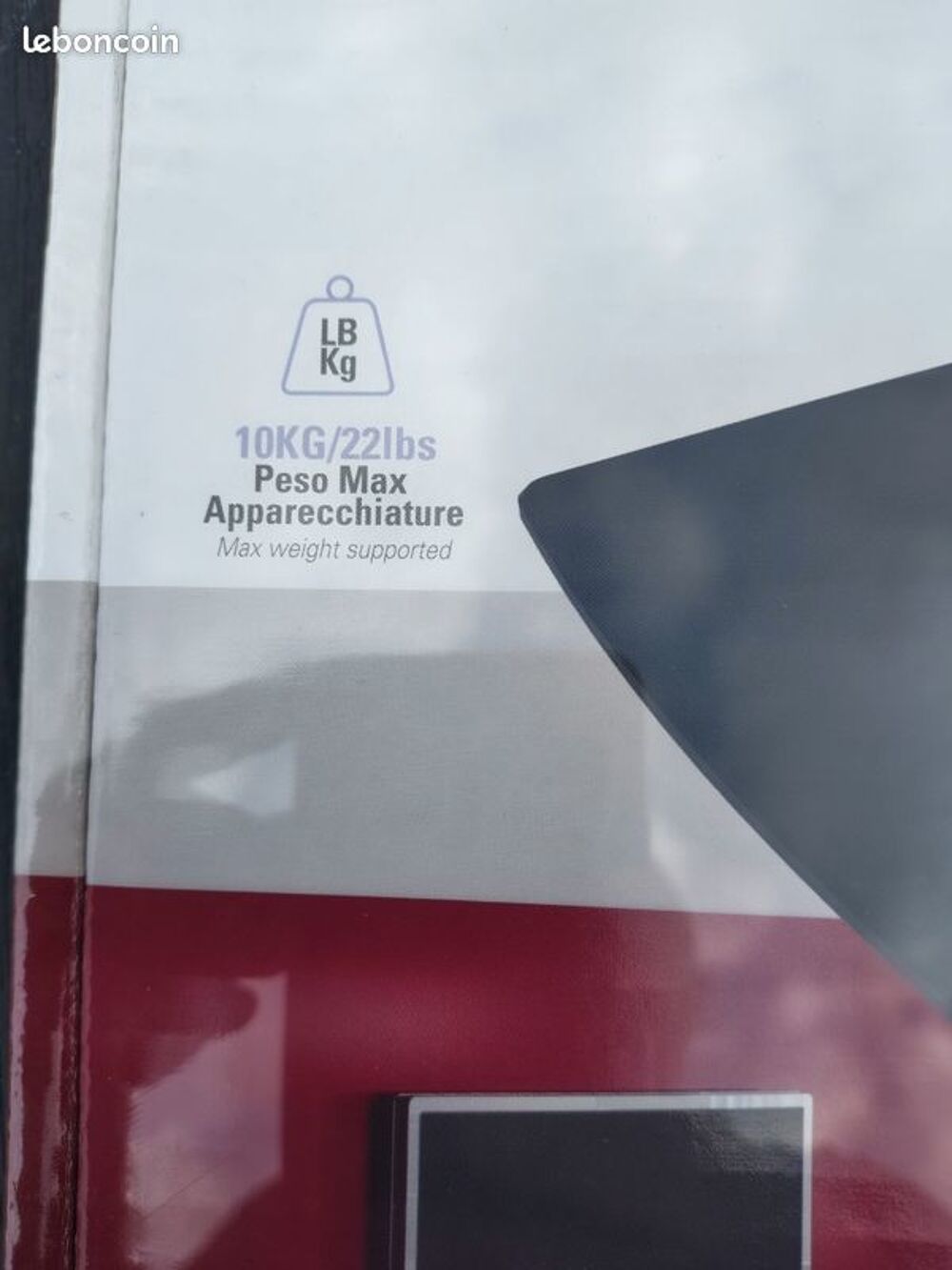 Support Lecteur ou d&eacute;codeur en verre Tremp&eacute; Photos/Video/TV
