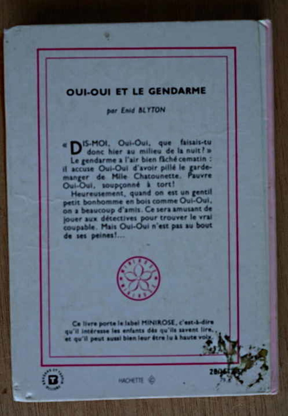 bibliotheque rose - oui oui et le gendarme - 1979 Livres et BD