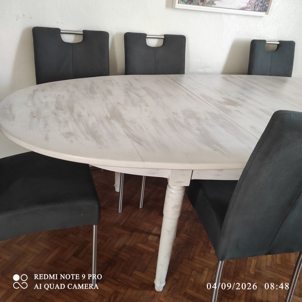 Table ovale de salle &agrave; manger Meubles