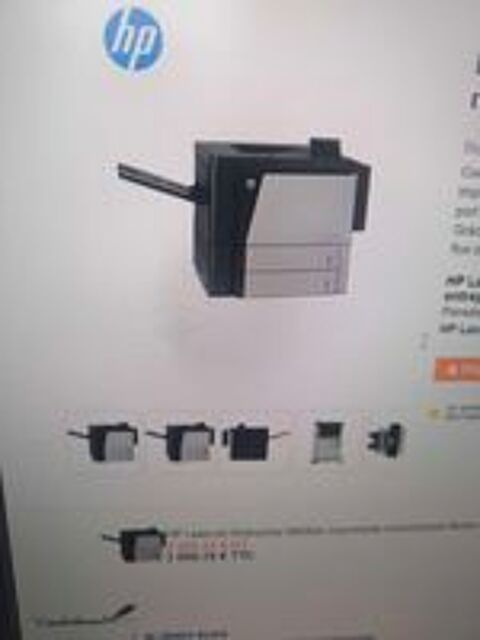   imprimante laser monochrome professionnelle HP LaserJet Enterprise M806dn. Matériel haut de gamme 