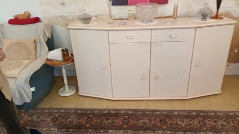 Buffet blanc en bois 3 portes 2 tiroirs 0 Fontenay-sous-Bois (94)