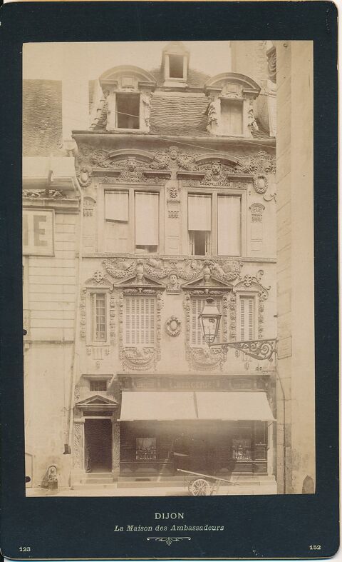 Photographie Dijon La Maison des Ambassadeurs Commerce 1880 0 Dijon (21)