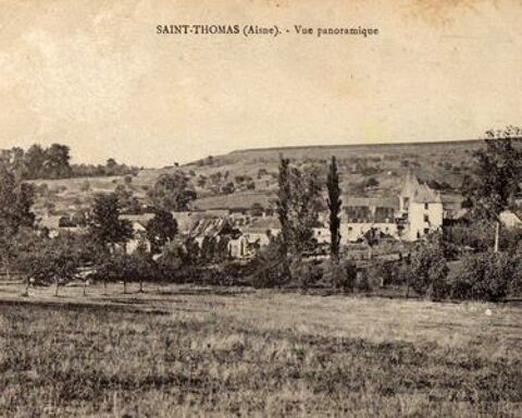 Carte postale ancienne sur SAINT-THOMAS ( Aisne) 3 Viry-Noureuil (02)