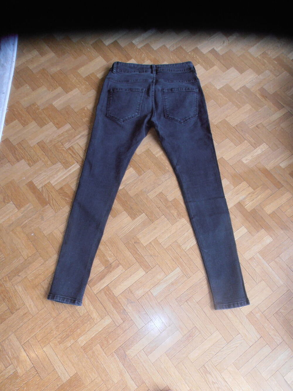 Jeans super skinny fit gris Bershka (68) Vtements