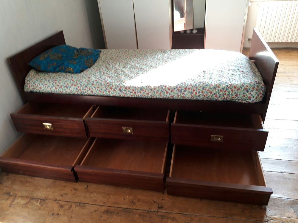 chambre Ado lit bateau + secretaire Meubles