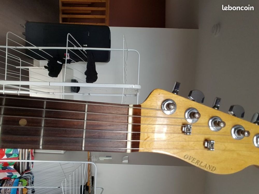 Guitare &eacute;lectrique haut de gamme Overland Luthier Avignon 90 Instruments de musique