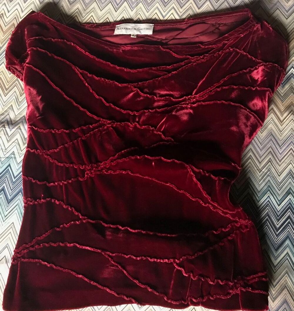 TOP - Haut en velours - Alexandra Gastines Vêtements