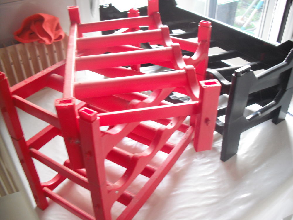LOT de 2 &eacute;tag&egrave;res PVC &agrave; 16+12 bouteilles Bricolage