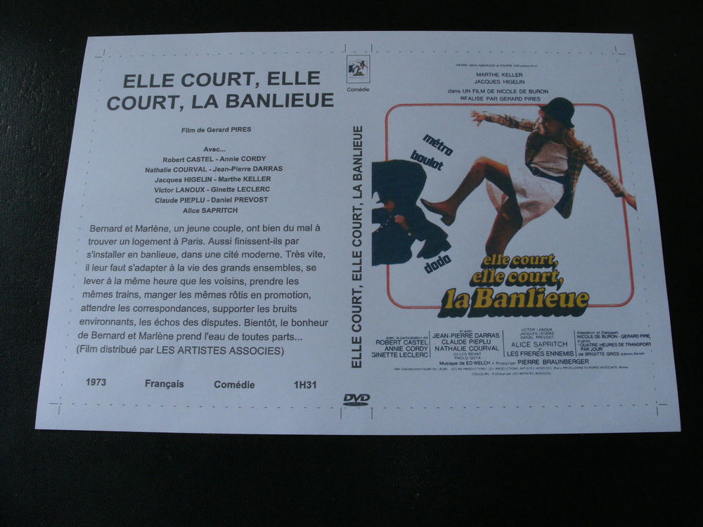 Film : " Elle court , elle court , la banlieue " DVD et blu-ray
