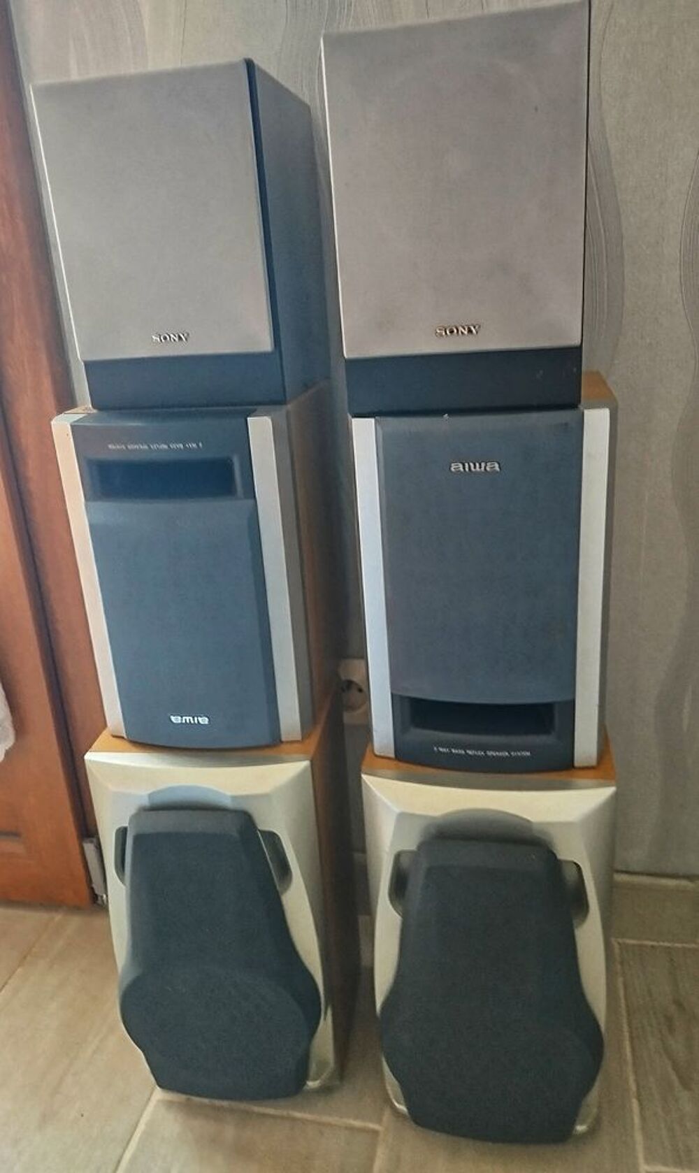 enceintes pour mini chaine ou radio avec une bonne sonorit&eacute;. Audio et hifi