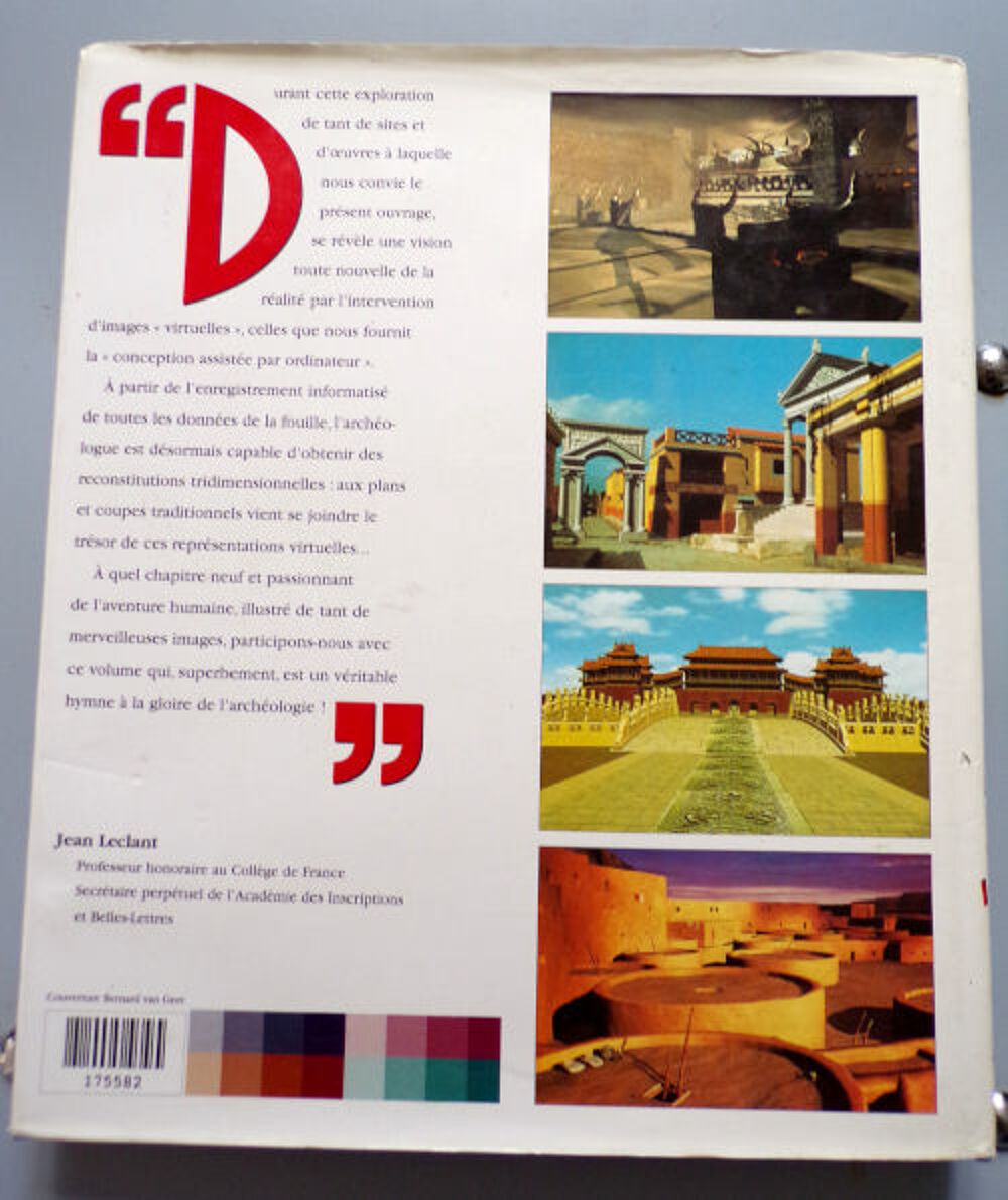 Arch&eacute;ologie virtuelle le pass&eacute; retrouv&eacute; 1996 Livres et BD