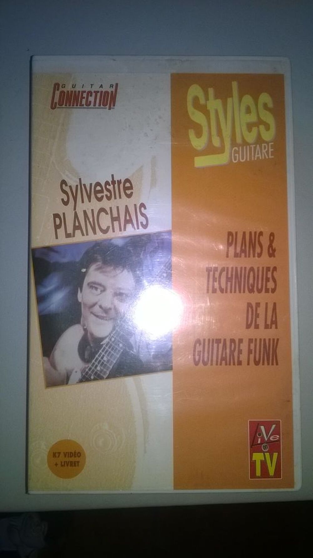 Cassette vhs pour la technique de la guitare fu Instruments de musique