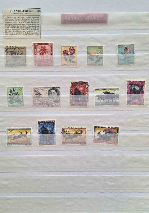 S�rie de timbres du Ruanda-Urundi 15 Gap (05)