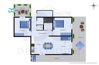 Vente Appartement LUGRIN T3 RÉNOVÉ REZ-DE-JARDIN Lugrin