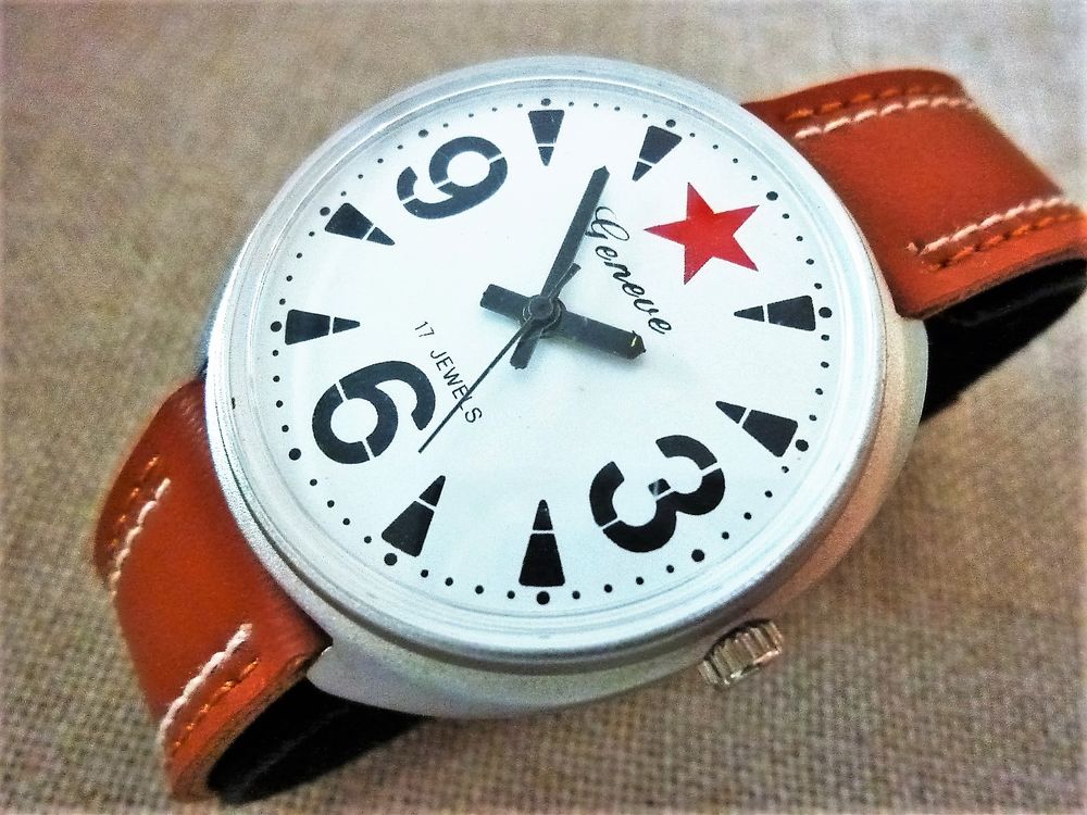 GENEVE montre JUMBO russisante homme 1985 RUS0087 Bijoux et montres