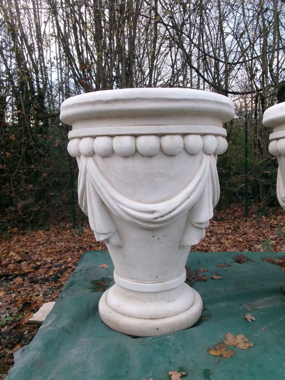 Pot en pierre reconstitu&eacute;e Décoration