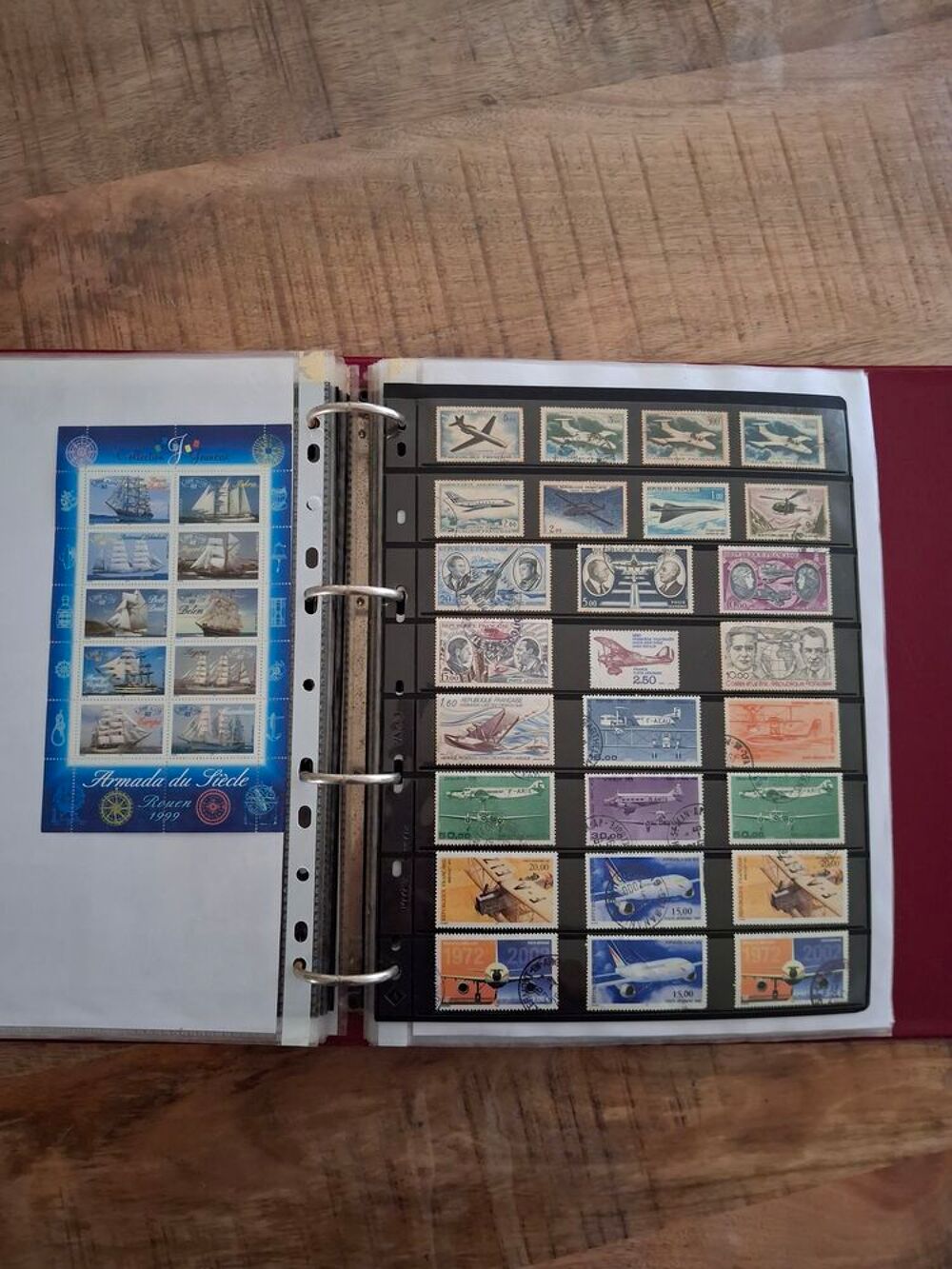 Collection de timbres fran&ccedil;ais 