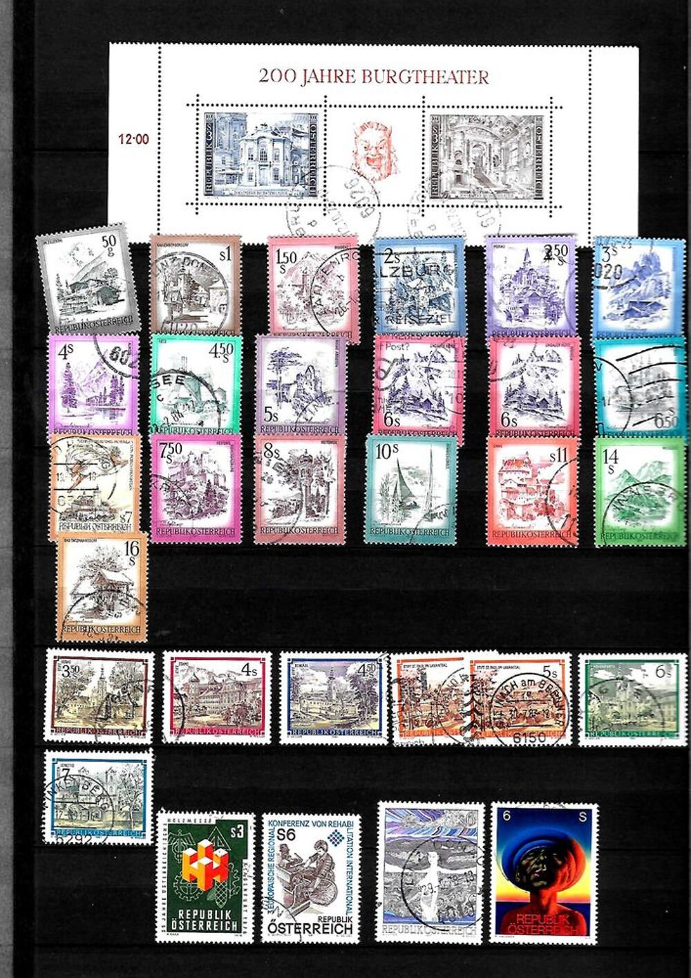 TIMBRES AUTRICHE 