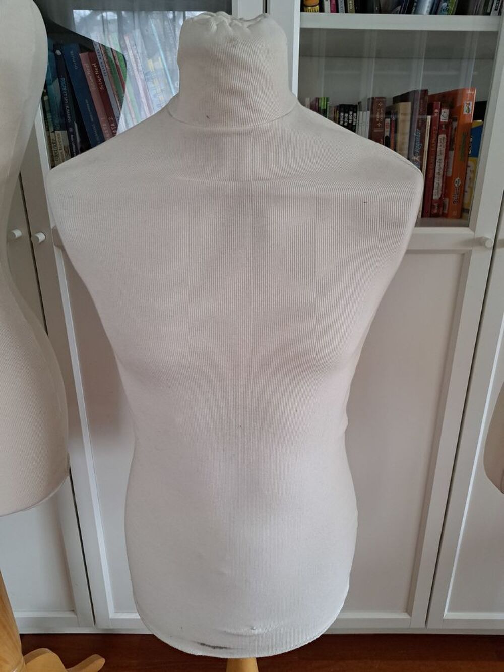 Lot de 2 bustes sur pied pour couturi&egrave;re, homme et enfant/Ad Décoration