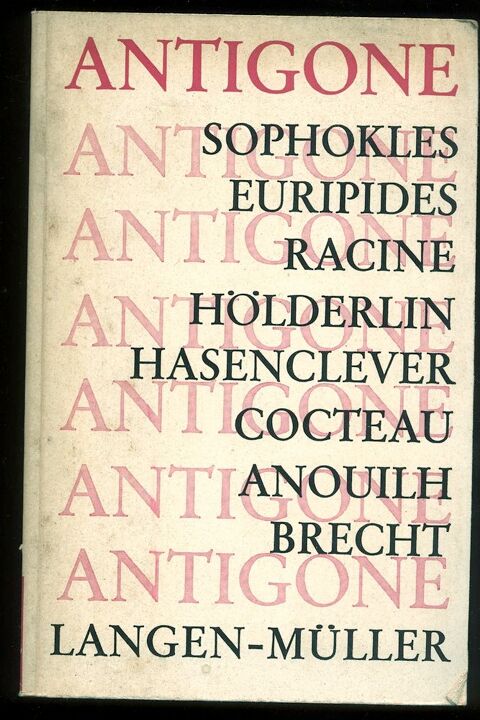 ANTIGONE en allemand 15 Oloron-Sainte-Marie (64)