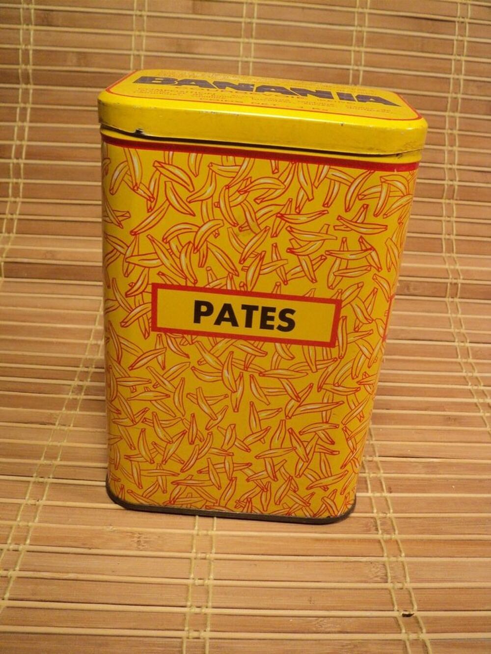 Ancienne Boite 1kg Publicit&eacute; Banania 