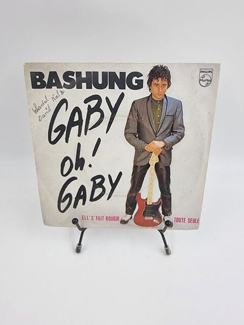 Vinyle 45 tours Bashung : Gaby oh ! Gaby (Ell's'fait...)  1 Vulbens (74)
