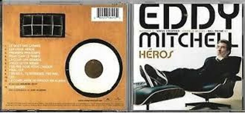 CD EDDY MITCHELL H&eacute;ros CD et vinyles