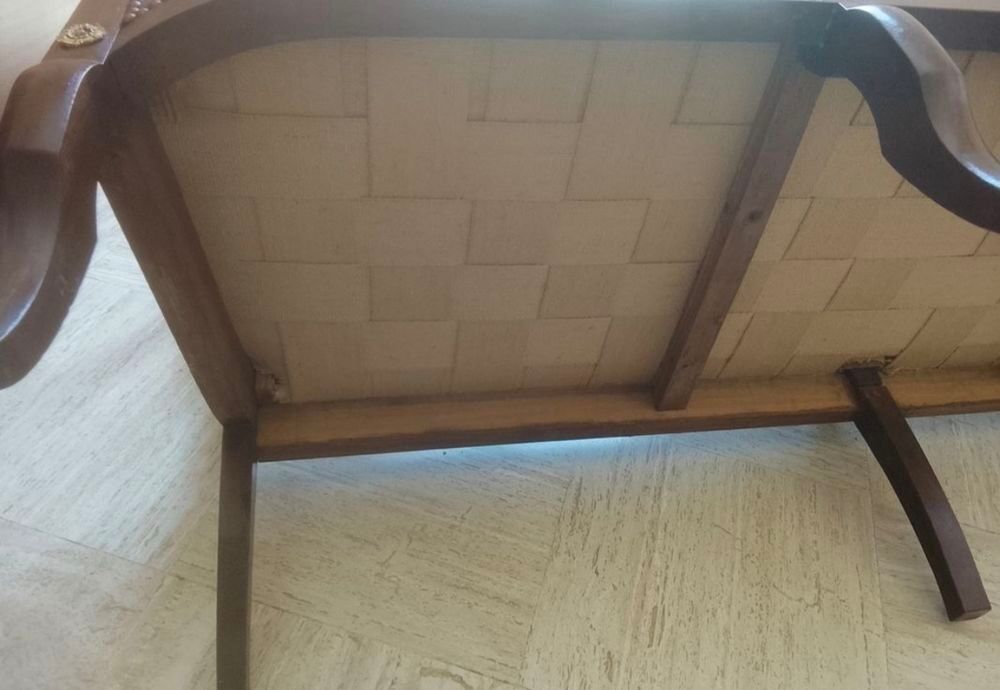 Banquette Empire r&eacute;nov&eacute;e Meubles