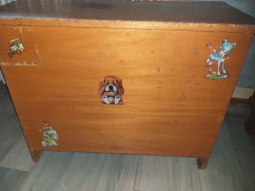 Coffre a jouets en bois Mobilier enfants