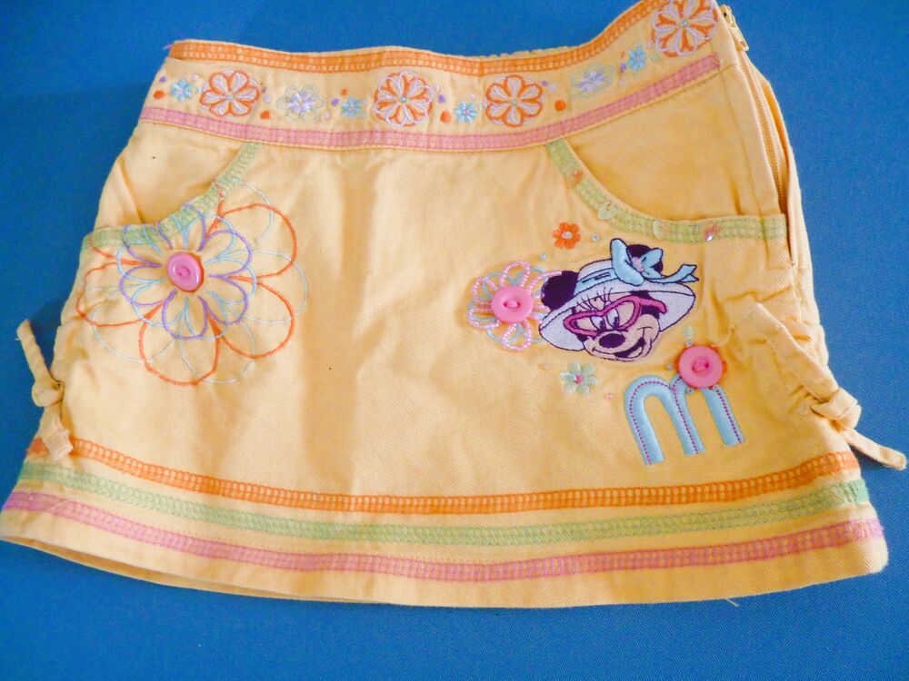 Jupe Fille 2 ans univers b&eacute;b&eacute; collection disney minnie jean Vêtements enfants