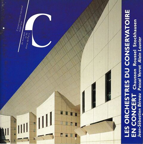 CD Chausson Roussel Stockhausen  Orchestres Du Conservatoire 22 Antony (92)