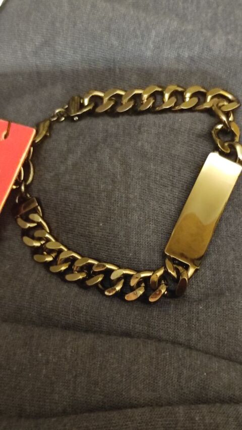 Gourmette acier noir avec cristaux couleurs 120 Verneuil-sur-Seine (78)