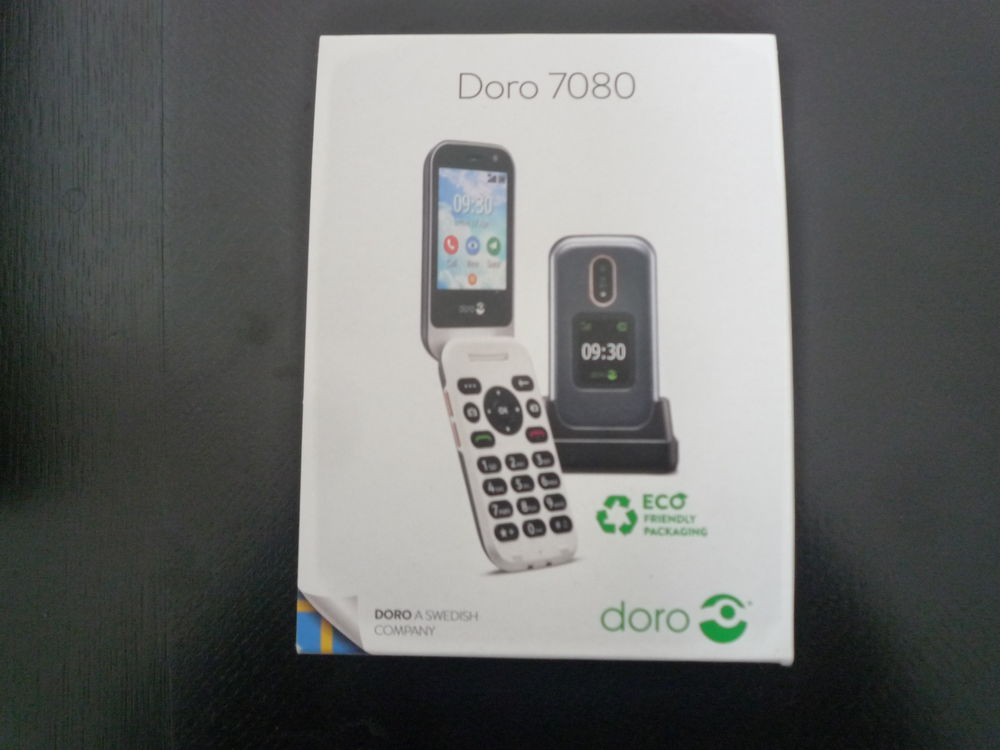 T&eacute;l&eacute;phone Senior DORO 7080 ROUGE, Téléphones et tablettes
